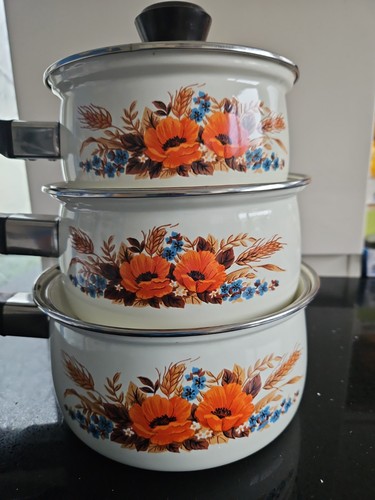 Vintage trio flowery - vintage,
