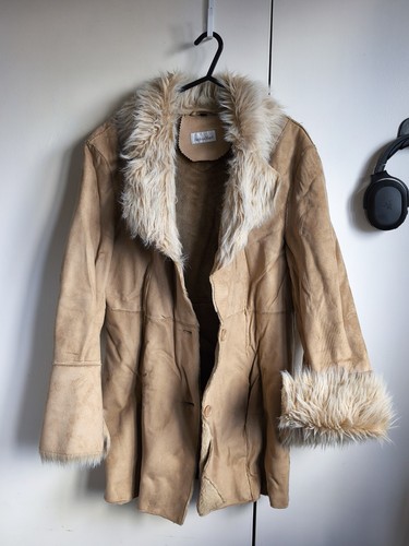 Afghan beige suede women - beige,