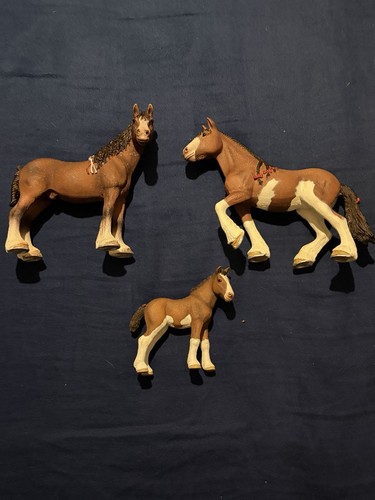 Schleich clydesdale horse - schleich,
