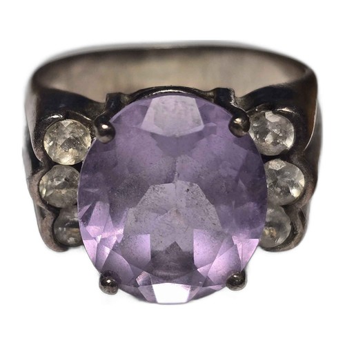 Vintage sterling silver oval - sterling,