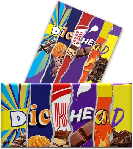 Dickhead chocolate wrapper - chocolate,