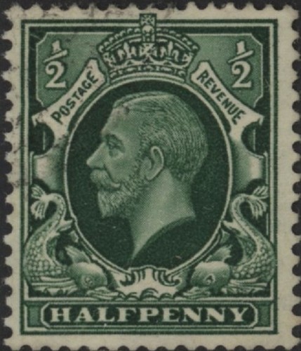 George 2d stamp - gb, v