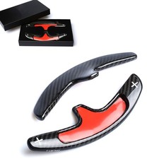 1Pair Red Carbon Fiber