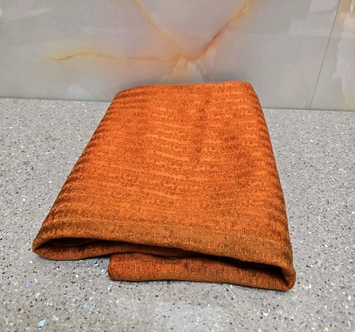 Vintage 1970s orange striped - orange,