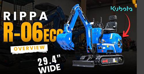 Rippa 06eco mini excavator - rippa,