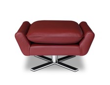 Footstool Stable Real Cowhide