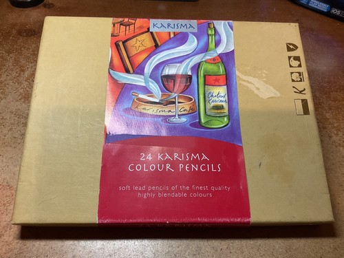 Box karisma colour pencils - 24,