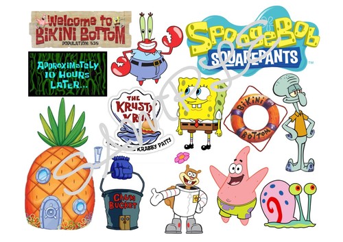 Spongebob squarepants edible - squarepants,