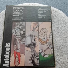Zephyr Zodiac Autobooks Owners Workshop Manual 1966-72 Ford MK4 Executive Rare