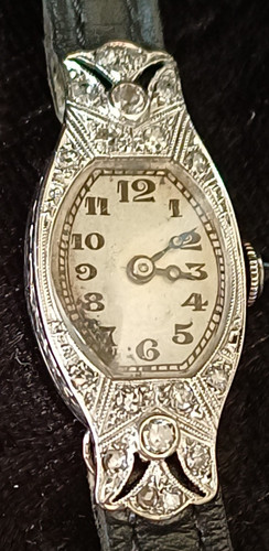 Ladies art deco 18ct white - deco,