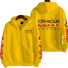Red Bull Racing Hoodie Men Women Zip Jacket Winter F1 Sports Sweatshirt