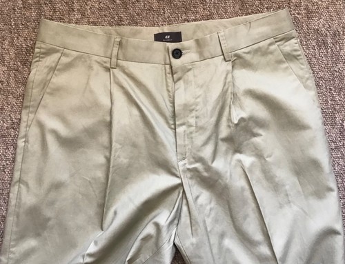 Men beige chinos 34 - men’s,