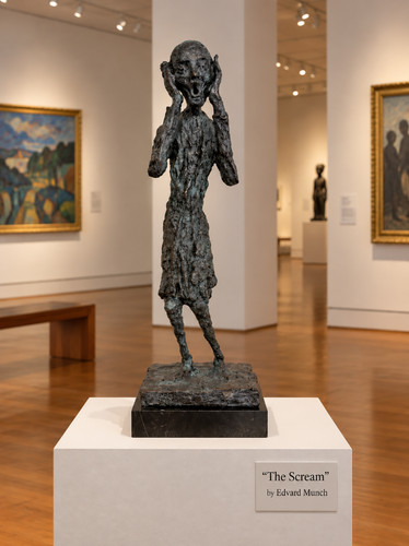 Bronze sculpture the - -, 'the