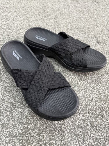 Ladies skechers sliders - ladies,