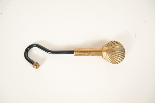 Vintage brass damper - vintage, hook