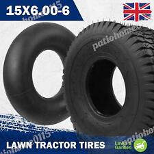 15x6.00-6 Grass Lawnmower Wheels Tyres Inner Tubes TR87 Vavle Lawn Tractors Tire