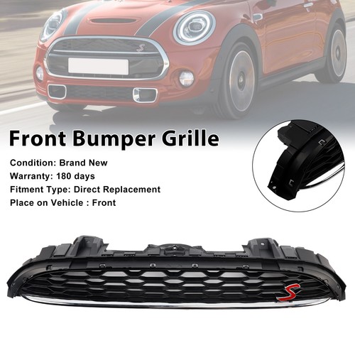 Black front mesh grille - black,