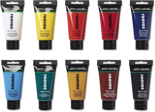 Reeves artist acrylic paint - acrylic,
