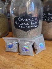 Volcanic Rock Dust  Organic Fertiliser & Soil Remineraliser Terrarium / Plants