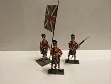 Rare Tommy Atkins Metal figures Lord MacLeod Highlanders X3 Model Soldiers