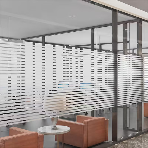 Static cling striped window - cling,
