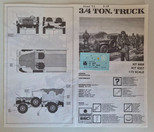 Esci 4 ton truck - esci, 1:72