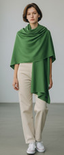 CASHMERE SCARF Shamrock GREEN