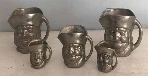 Five vintage miniature metal - five,