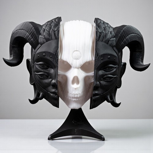 Succubus demon skull - demon,