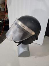 Police Black Riot Helmet Super