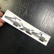 1Pc Chrome Metal 3D 4x4 Logo