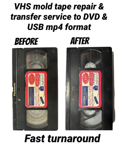 Vhs tapes mold - mold, repair