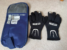 Sparco CRW Winter Wet Neoprene Kart Race Gloves Size XS - Water resistant
