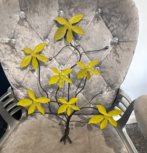 Metal floral wall - floral,