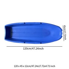 Toboggan Snow Sled Classic for