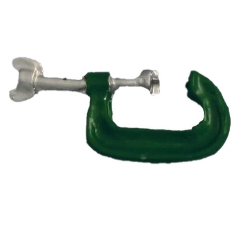 Dolls house green clamp - green, g