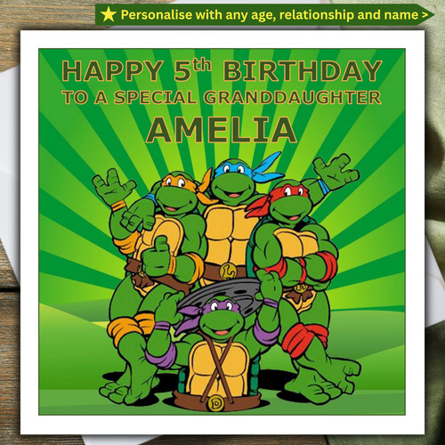 Ninja turtles personalised - ninja,