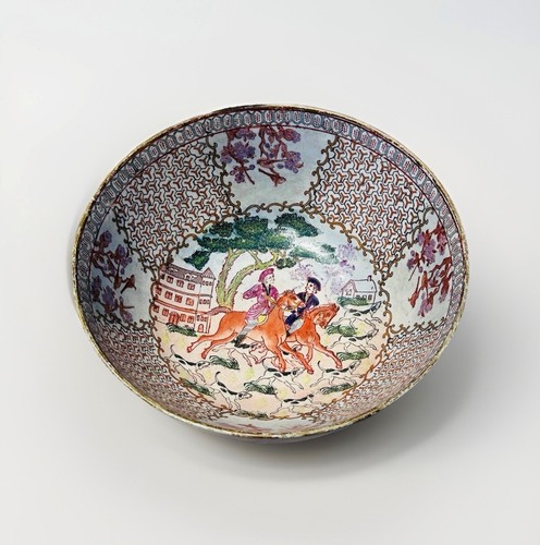 Chinese export porcelain punch - export,