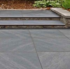 72 BRADSTONE MODE PROFILED DARK GREY PORCELAIN TILES 595X295mm  DEL INC  23576