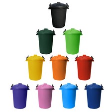 Plastic 50 Litres Coloured Bin
