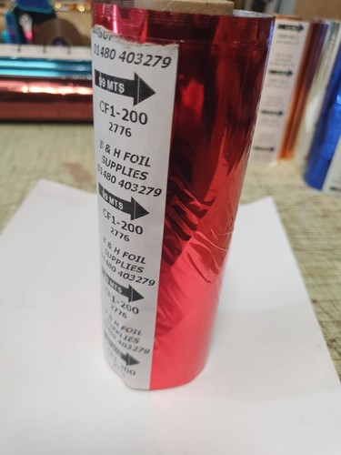 Red foilused for hot - red, foil(cf1-200)used