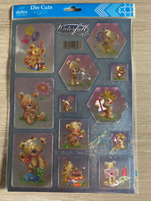 DUFEX Die Cuts decoupage - Teddy Bears (240601) ** BULK PURCHASE - PACK OF 20 **
