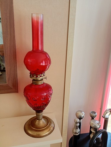 Vintage cranberry glass style - cranberry,