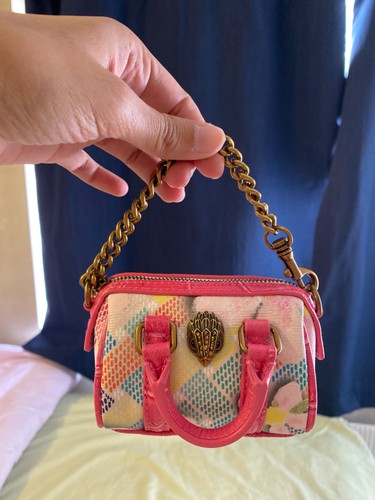 Pink kurt gieger bag charm - pink,