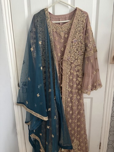 Dusty pink teal indian - pink,
