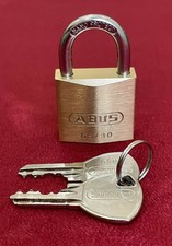 Abus 30mm Brass Padlock with
