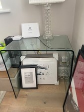 Dwell glass side table/console