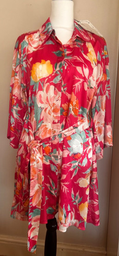 Floral printed belted - , shirt