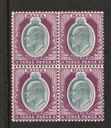 Malta 1903 grey purple - 1903-04,
