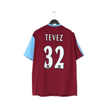 2005/07 TEVEZ #32 West Ham Vintage Reebok Football Shirt (L)